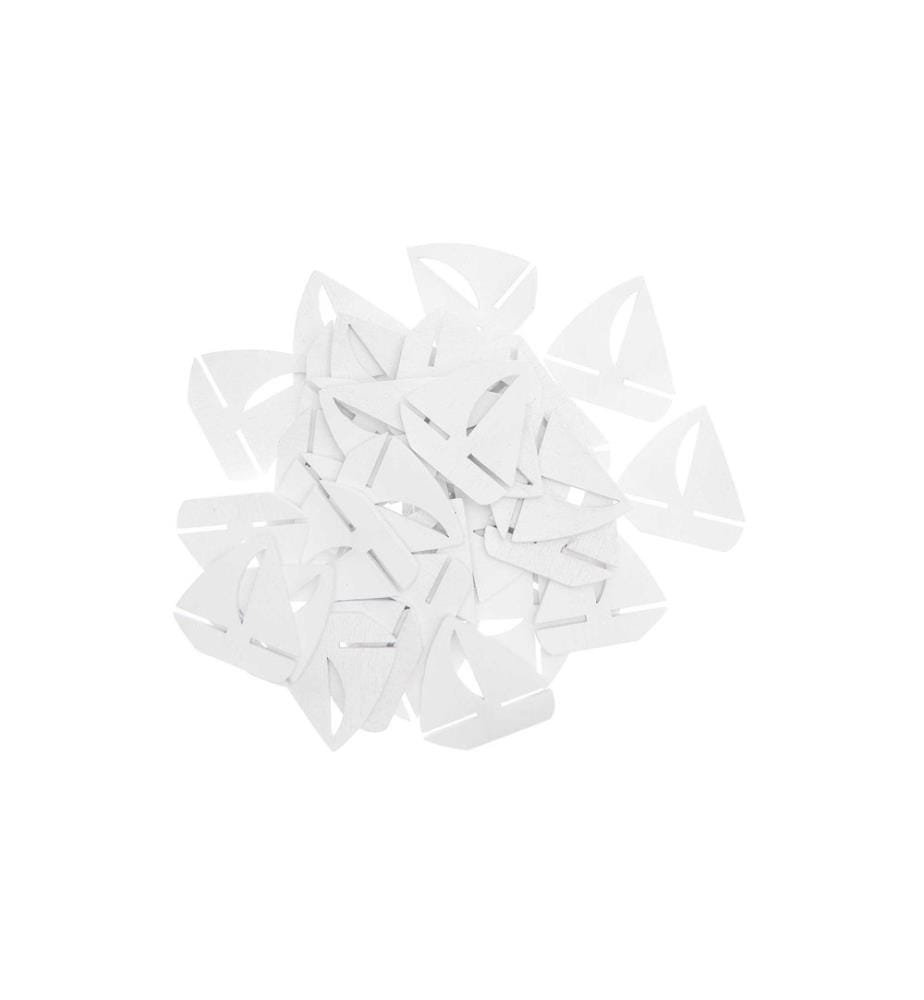 Décorations à parsemer Rico Design Bateaux de mer 36 pièces, Blanc