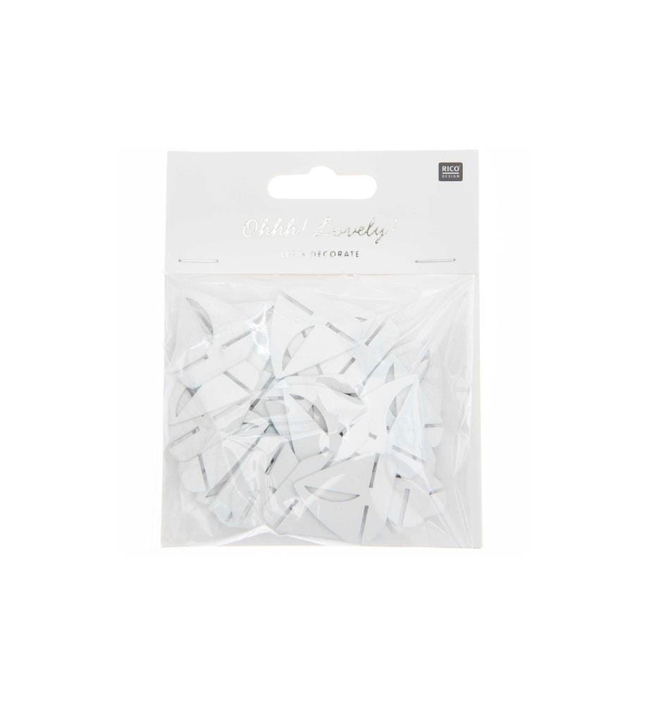Décorations à parsemer Rico Design Bateaux de mer 36 pièces, Blanc