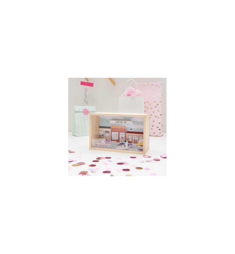 Rico Design Boîte décorative en bois 13 x 13 x 8 cm