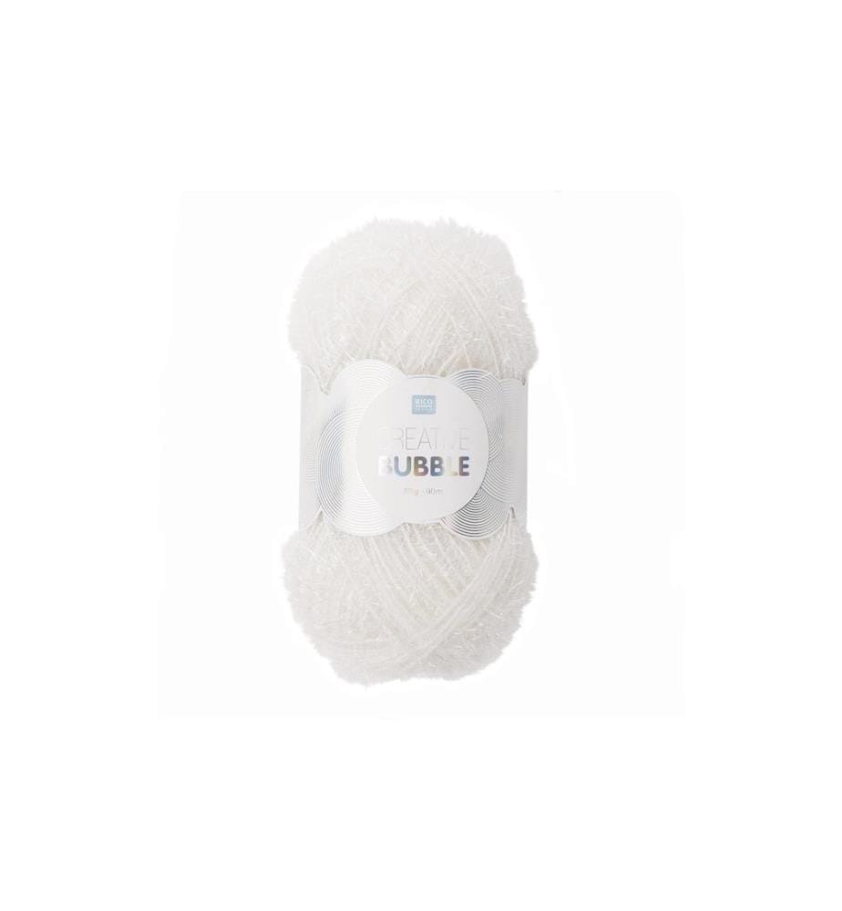 Rico Design Wolle Creative Bubble 50 g Weiss