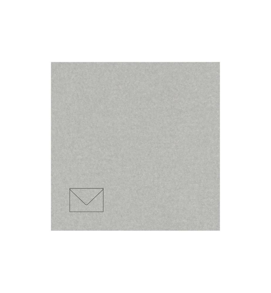Rico Design Paper Poetry Essentials Umschlag C6 Silber, 50 Stück