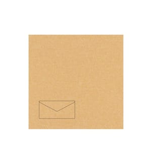 Rico Design Couvert Paper Poetry Essentials DL Gold, 50 Stück