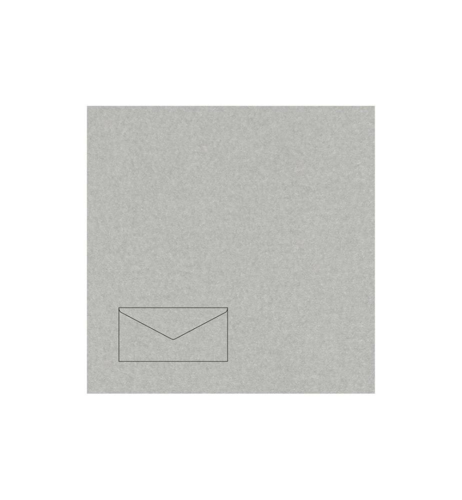 Rico Design Couvert Paper Poetry Essentials DL Silber, 50 Stück