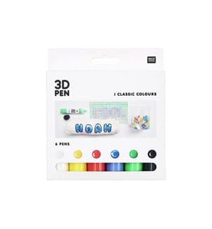 Rico Design Bastelfarbe 3D Pen Classic 6 x 27 ml