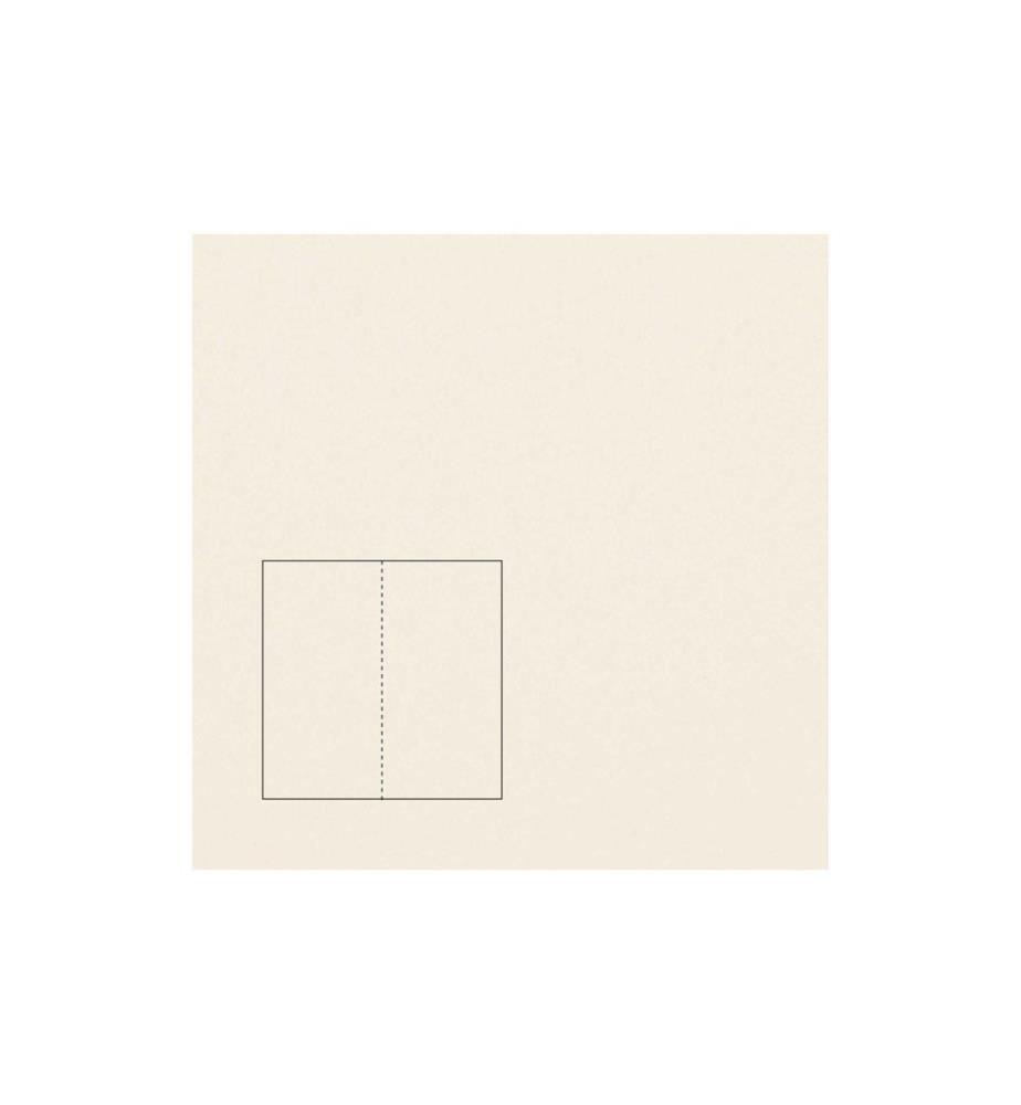 Rico Design Paper Poetry Essentials DL Klappkarte lang A6, Hellgelb