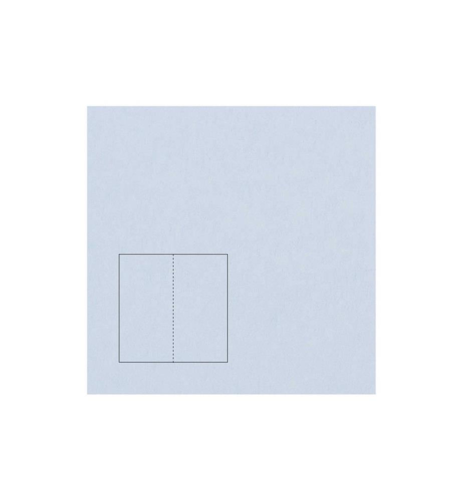 Rico Design Paper Poetry Essentials DL Klappkarte lang A6, Hellblau