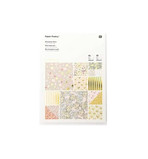 Rico Design Motivblock Paper Poetry Bouquet Sauvage 30 Blatt