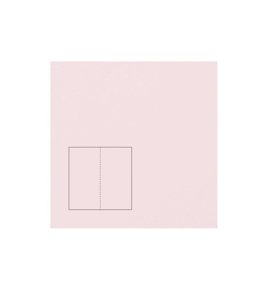 Rico Design Paper Poetry Essentials DL Klappkarte lang A6, Rosa
