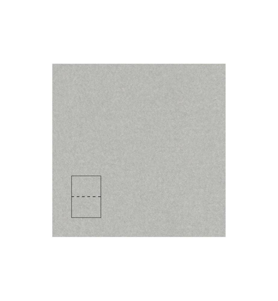 Rico Design Paper Poetry Essentials B6 Klappkarte Silber, 50 Stück