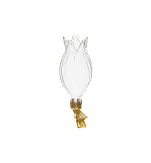 Rico Design Vase Blüte oval, 3.5 x 8 cm