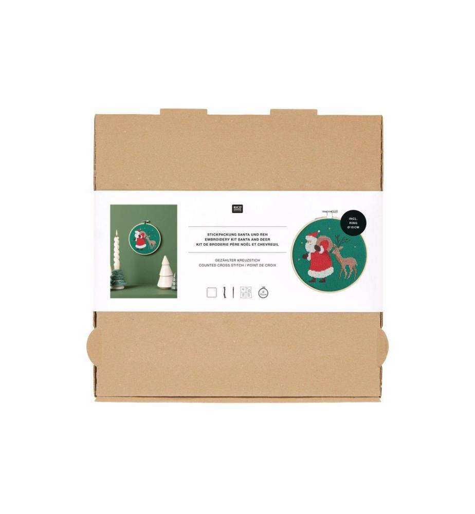 Rico Design Set da ricamo 15 cm