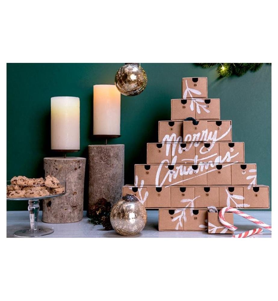 Rico Design Calendario dell'Avvento Cartone pressato 24 scatole