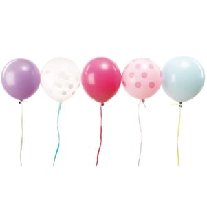 Rico Design Luftballon Ø 30 cm, 12 Stück, Pastellmix