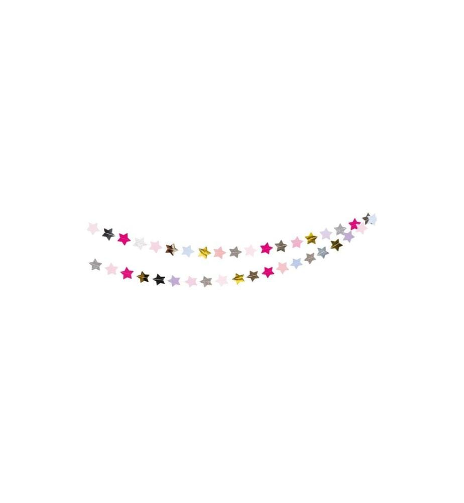 Rico Design Girlande Sterne 2 m