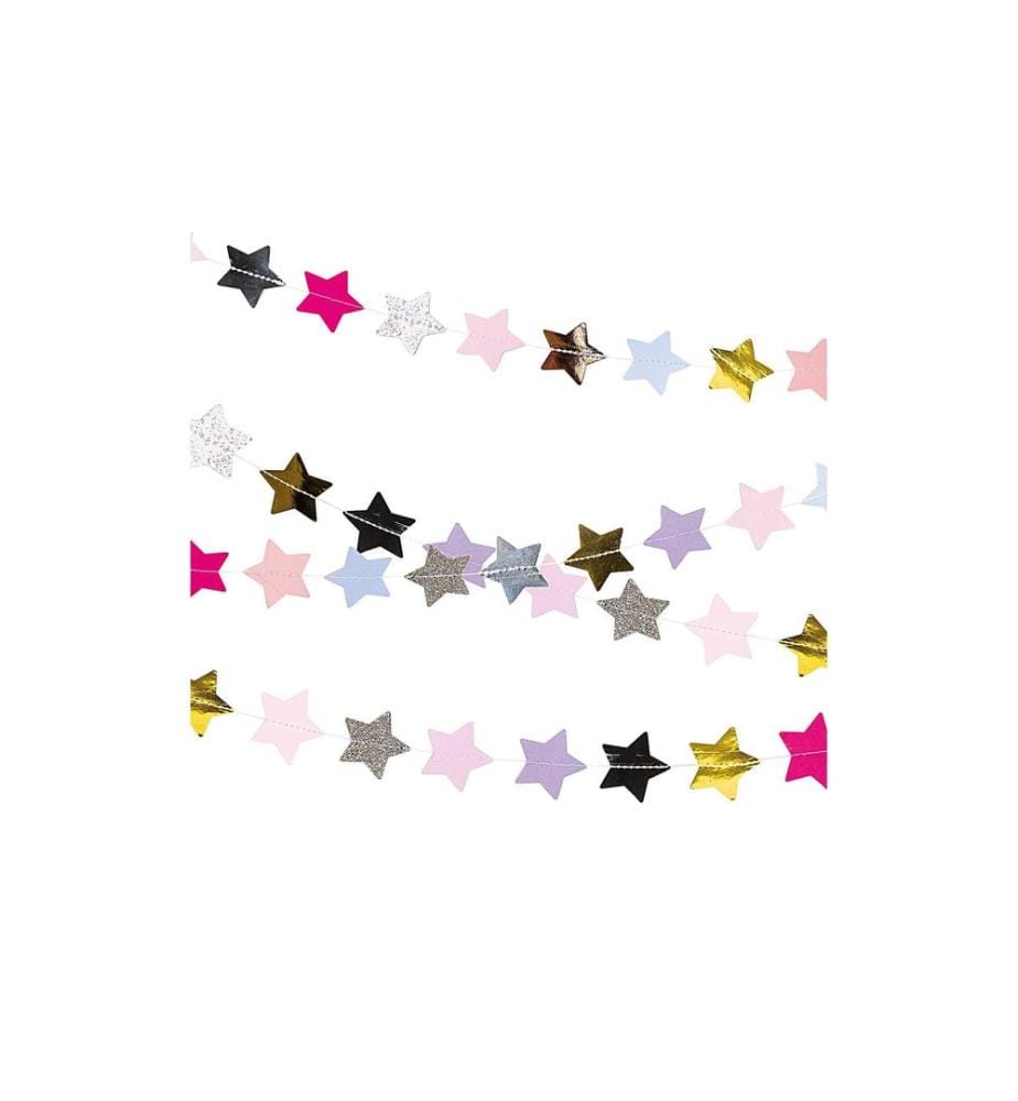 Rico Design Girlande Sterne 2 m