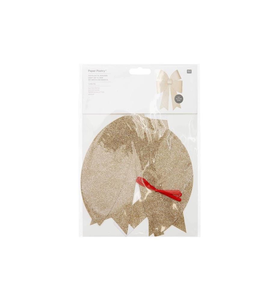 Rico Design Set creativo fiocco glitter oro