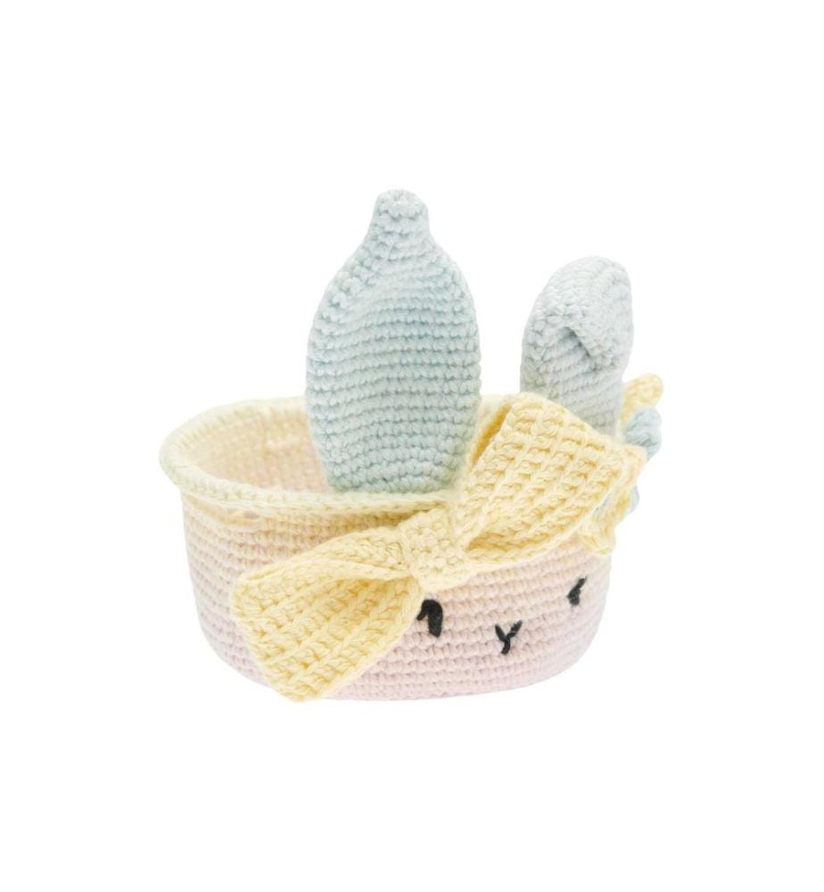 Rico Design Set creativo di Pasqua Uncinetto Ricorumi Cestino di Pasqua, Pastello