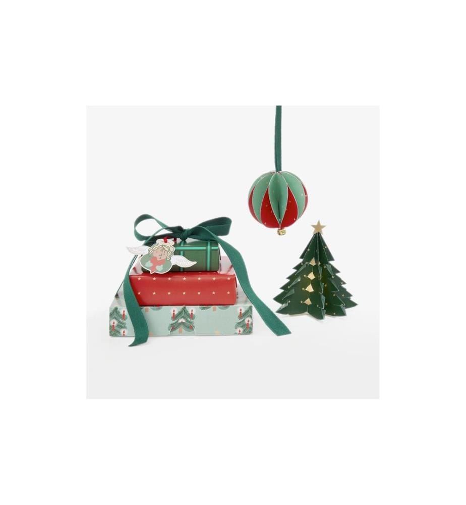 Rico Design Blocco carta decorativa Mercatino di Natale 22 fogli, 120-270 g/m²