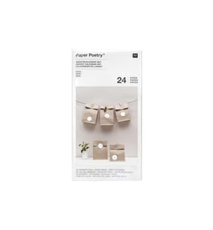 Rico Design Adventskalender Set Grau