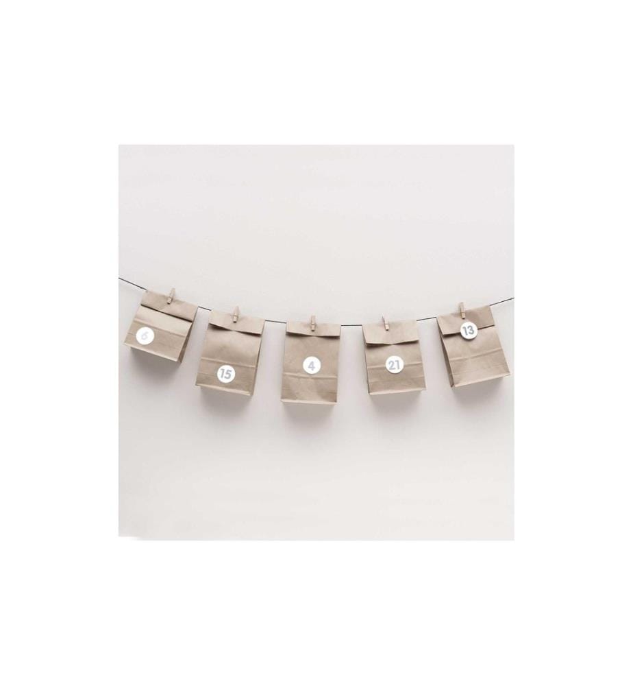 Rico Design Adventskalender Set Grau