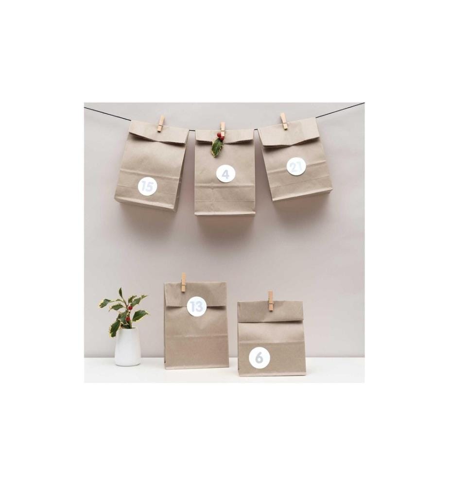 Rico Design Adventskalender Set Grau