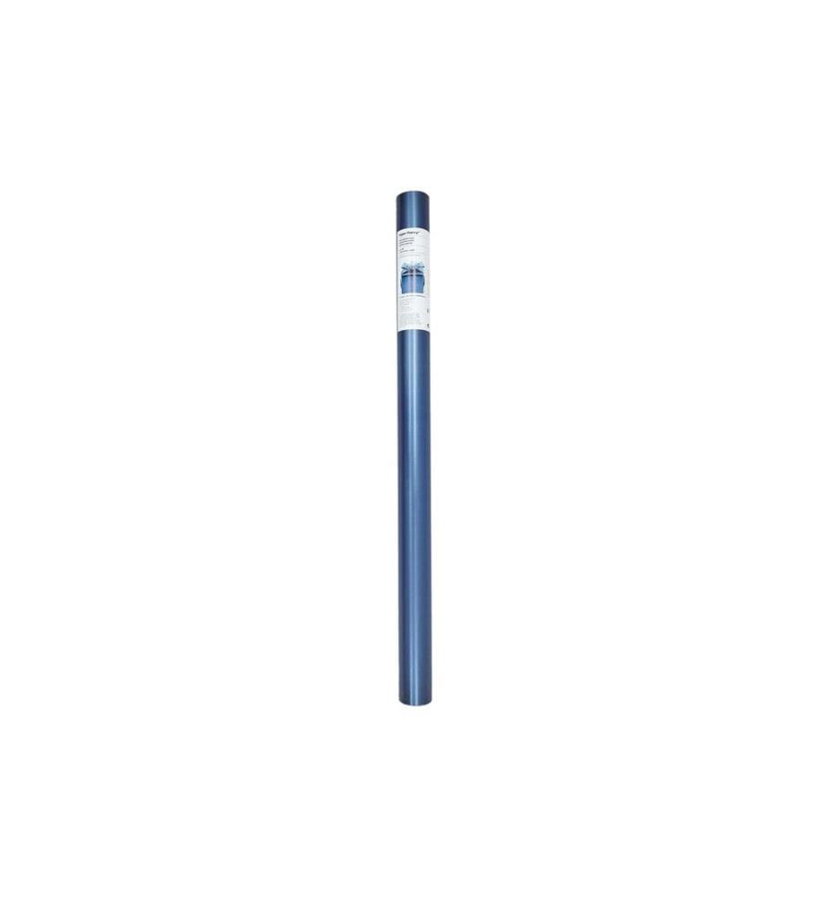 Rico Design Geschenkpapier Metallic 70 cm, 1 Stück, Blau matt