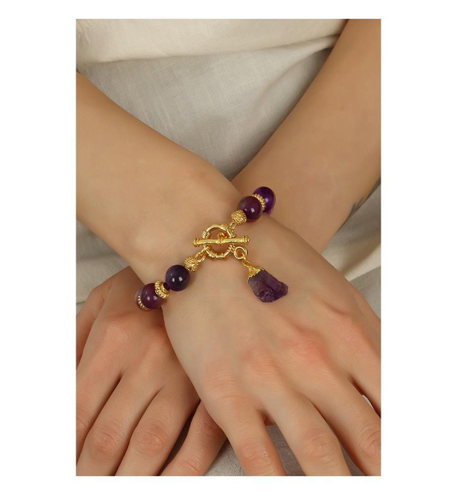 Bracelet Améthyste - Violet