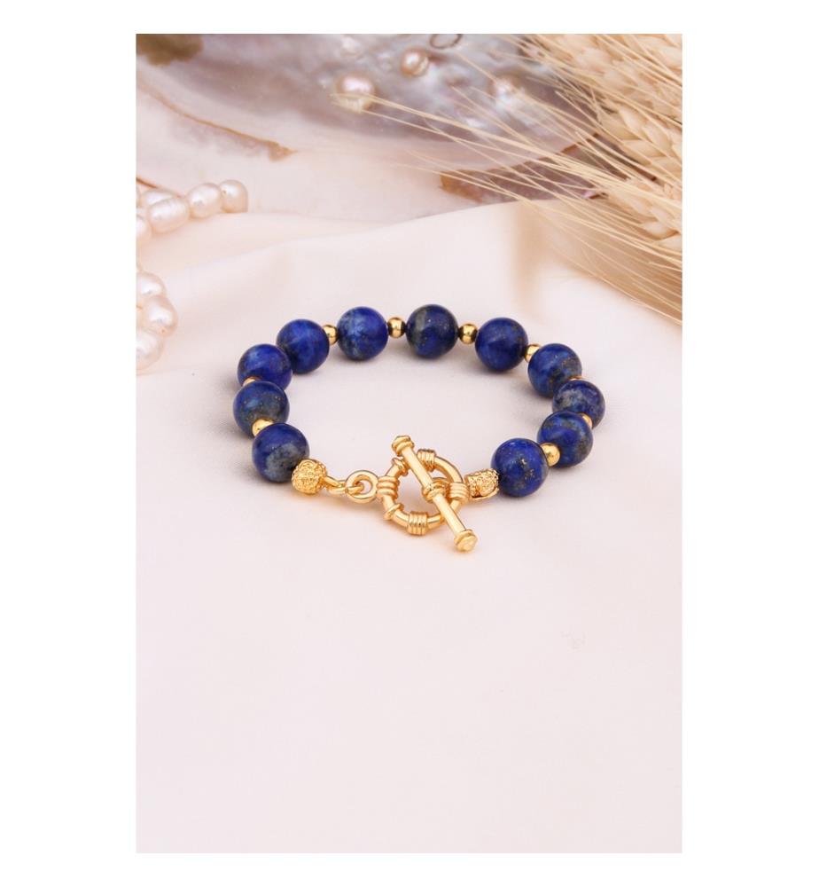 Bracciale in lapislazzuli - Blu scuro
