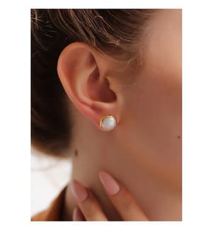 Boucles d'Oreilles Perles - Blanc