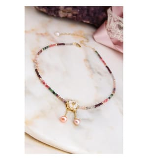 Collier Tourmaline - Violet