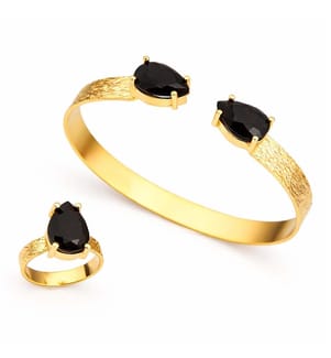 Parure Zircon - Noir
