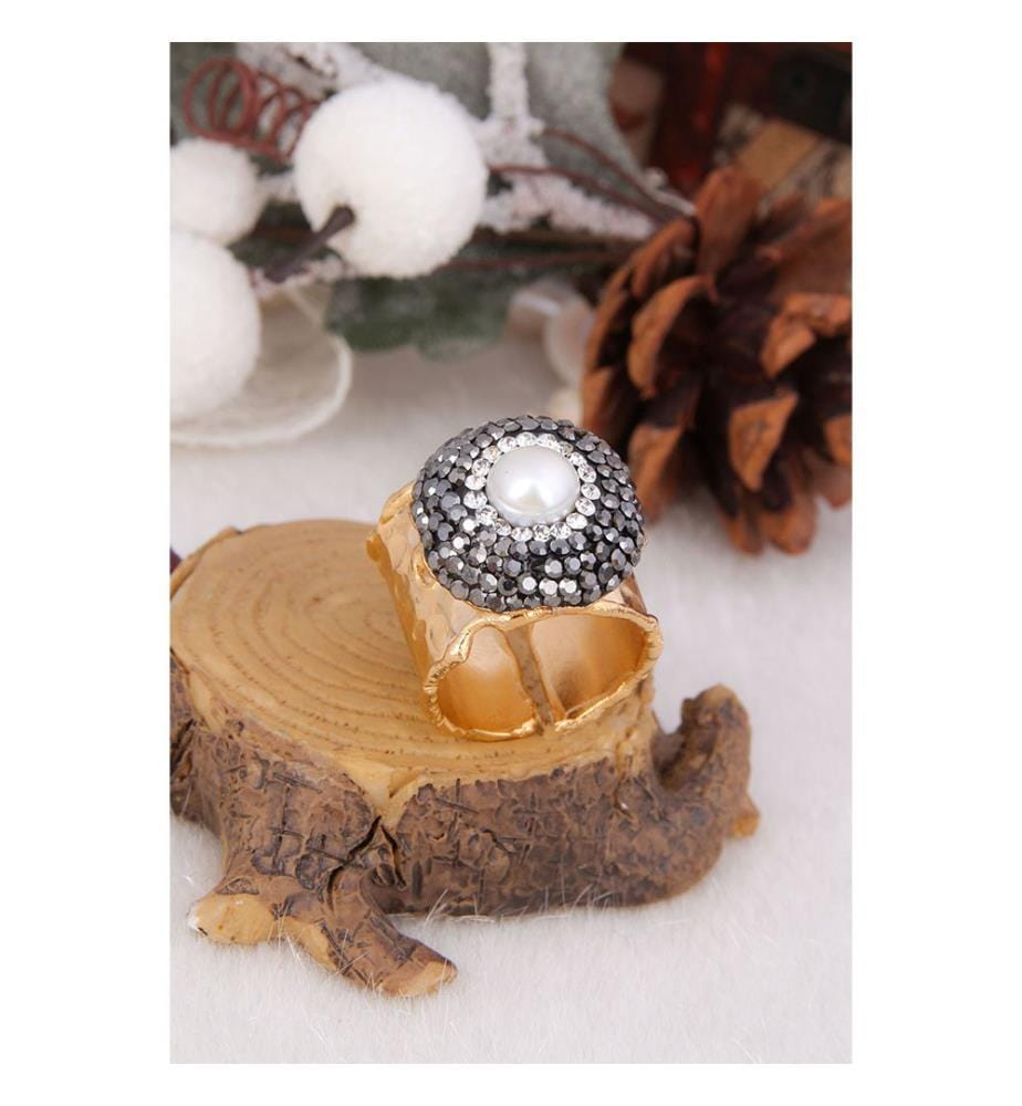 Bague Perles - Blanc