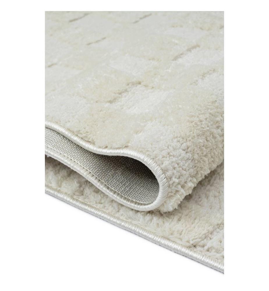 Tapis, crème, 100% polyester, 200 x 290 cm