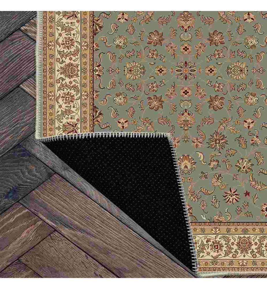 Tapis, vert, 70% coton - 30% chenille, 200 x 300 cm