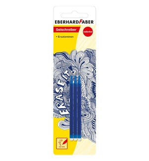 Gelmine Erase It Nachfüllpackung - Pink und Hellviolett und Hellblau