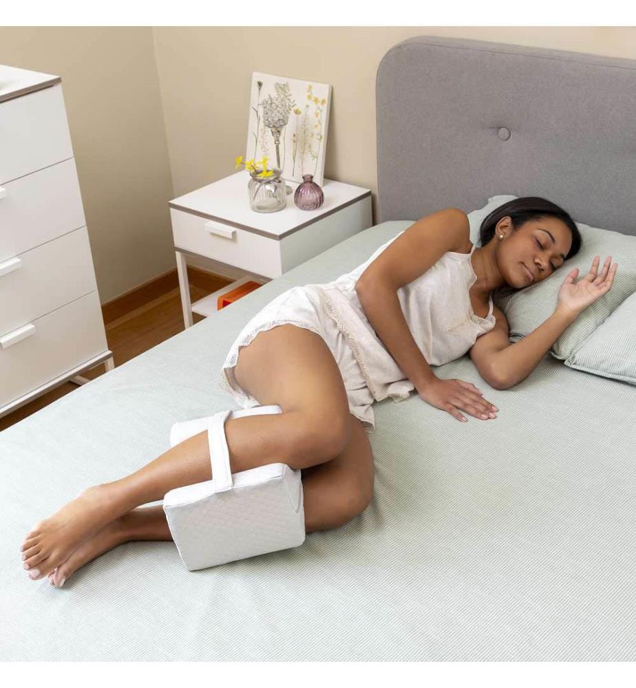 Cuscino per gambe Lerellow con cinghia di supporto - Bianco