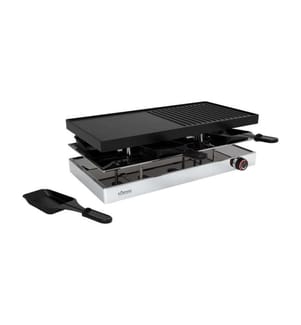 Raclettegerät Grill Elegance - Schwarz und Silber
