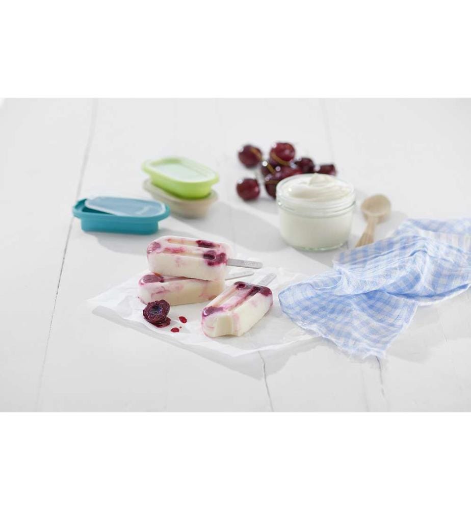 Set of 6 Mediterranean Ice Cream Moulds - Multicoloured