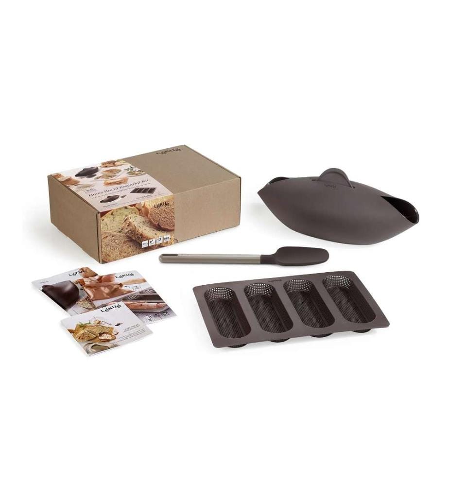 Set di 3 stampi per pane - Marrone