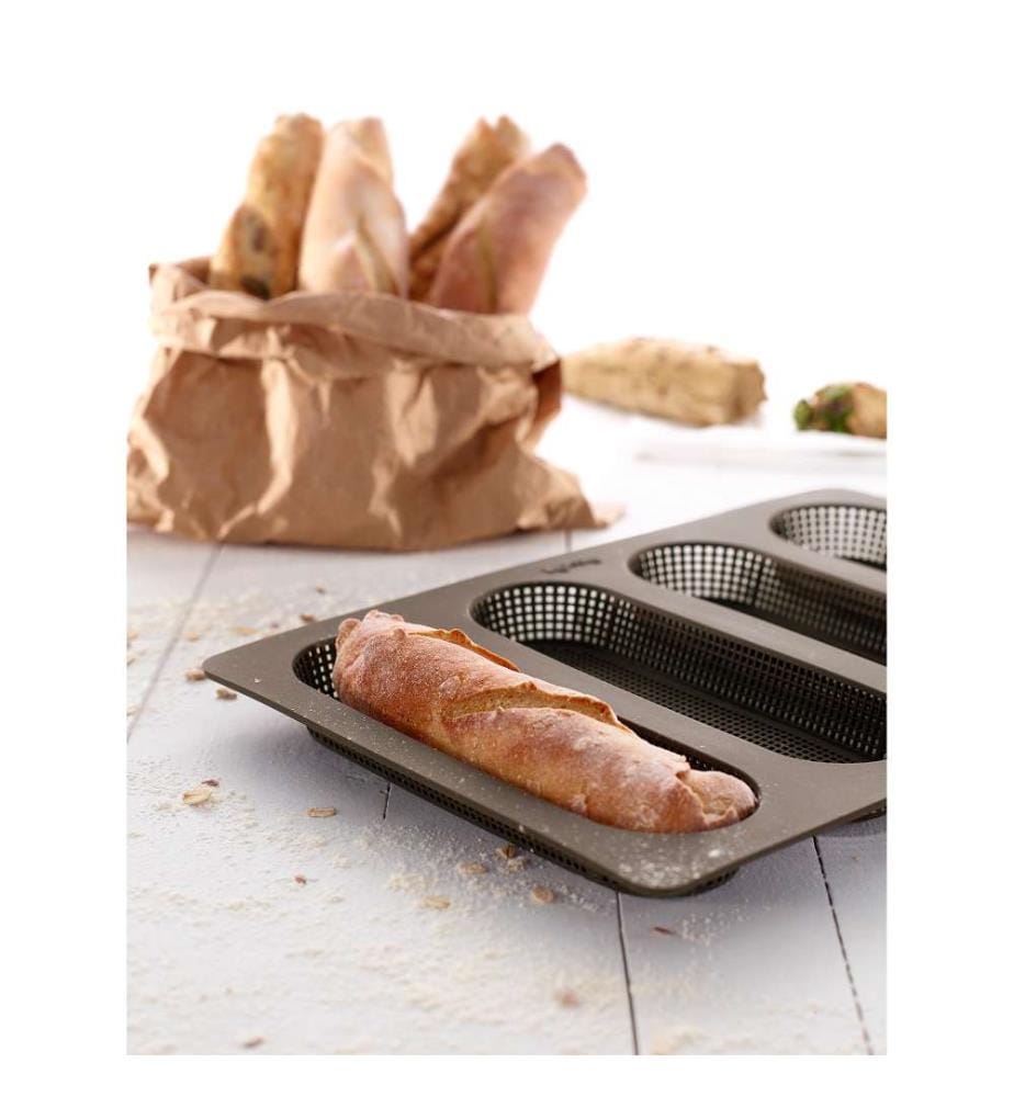 Set di 3 stampi per pane - Marrone