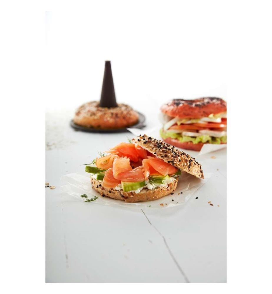 Set di 6 stampi per bagel - Marrone