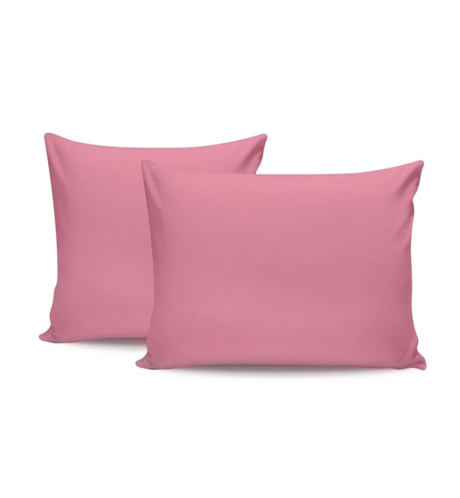Set di federe (2 pezzi) 60 x 60 cm - Dusty Rose