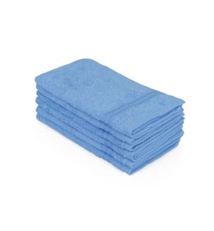 Regenbogen-Waschhandtuch-Set 6-teilig - Blau