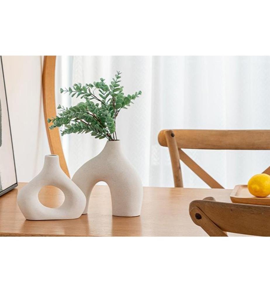 Vase, crème, 100% céramique