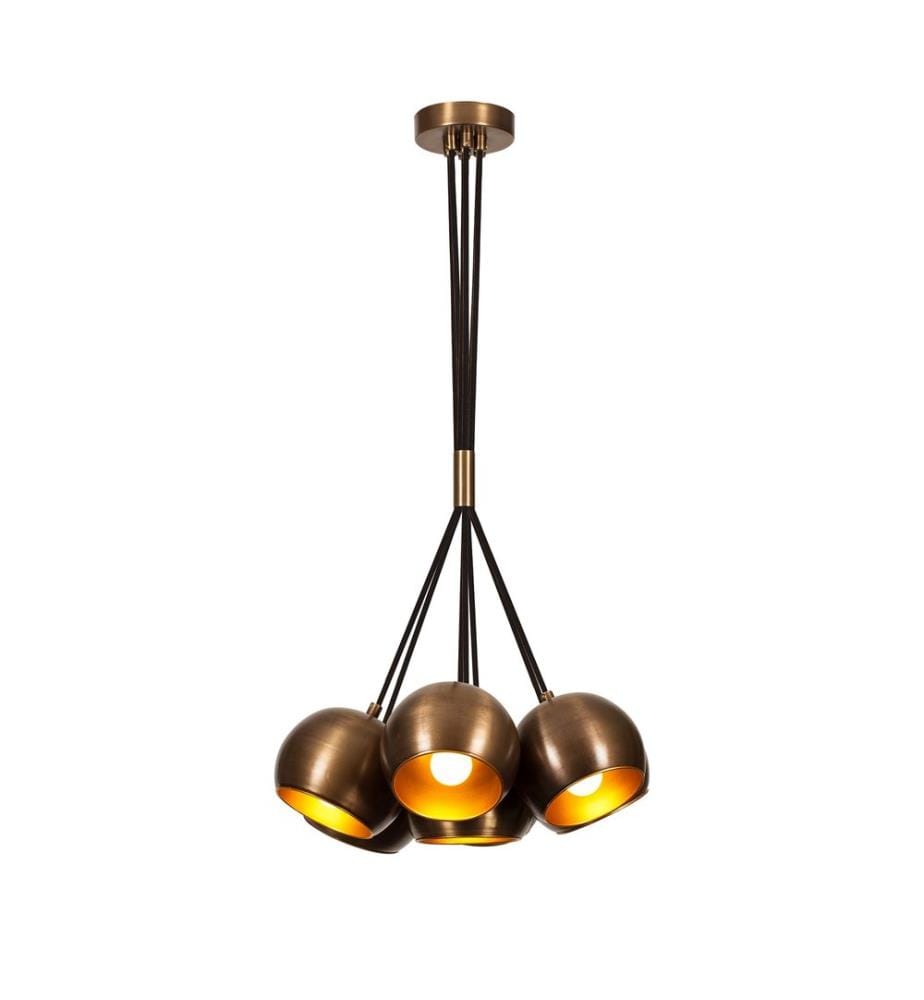 Kronleuchter, Vintage, Metallgehäuse