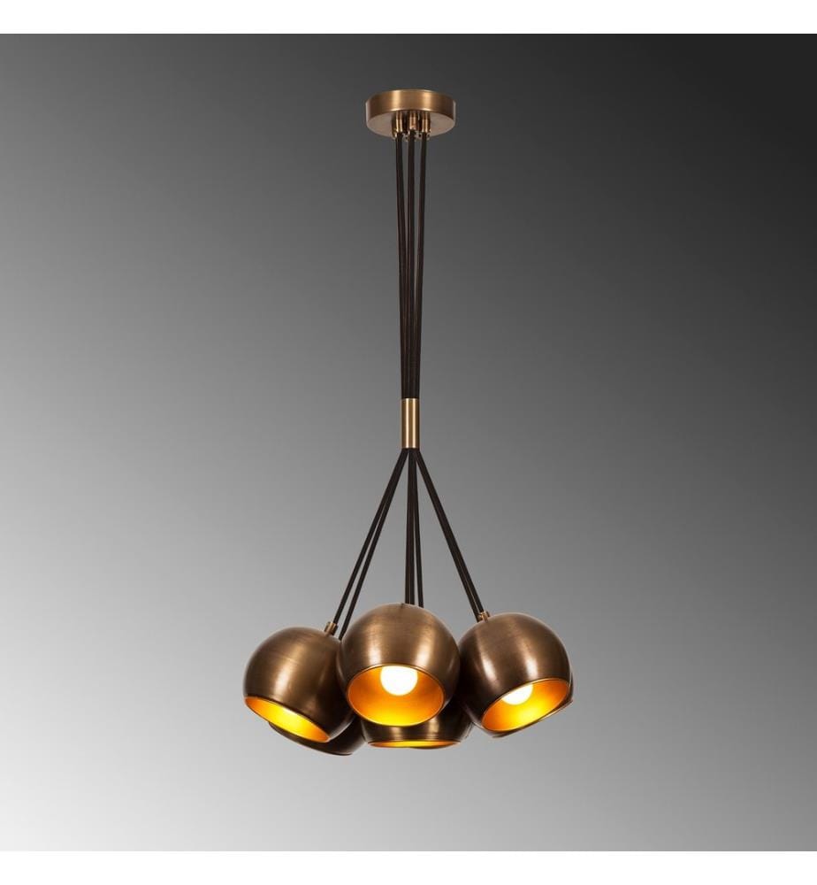 Kronleuchter, Vintage, Metallgehäuse