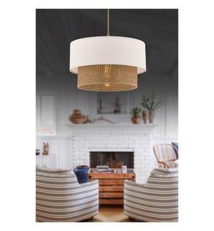Lustre - Beige et blanc
