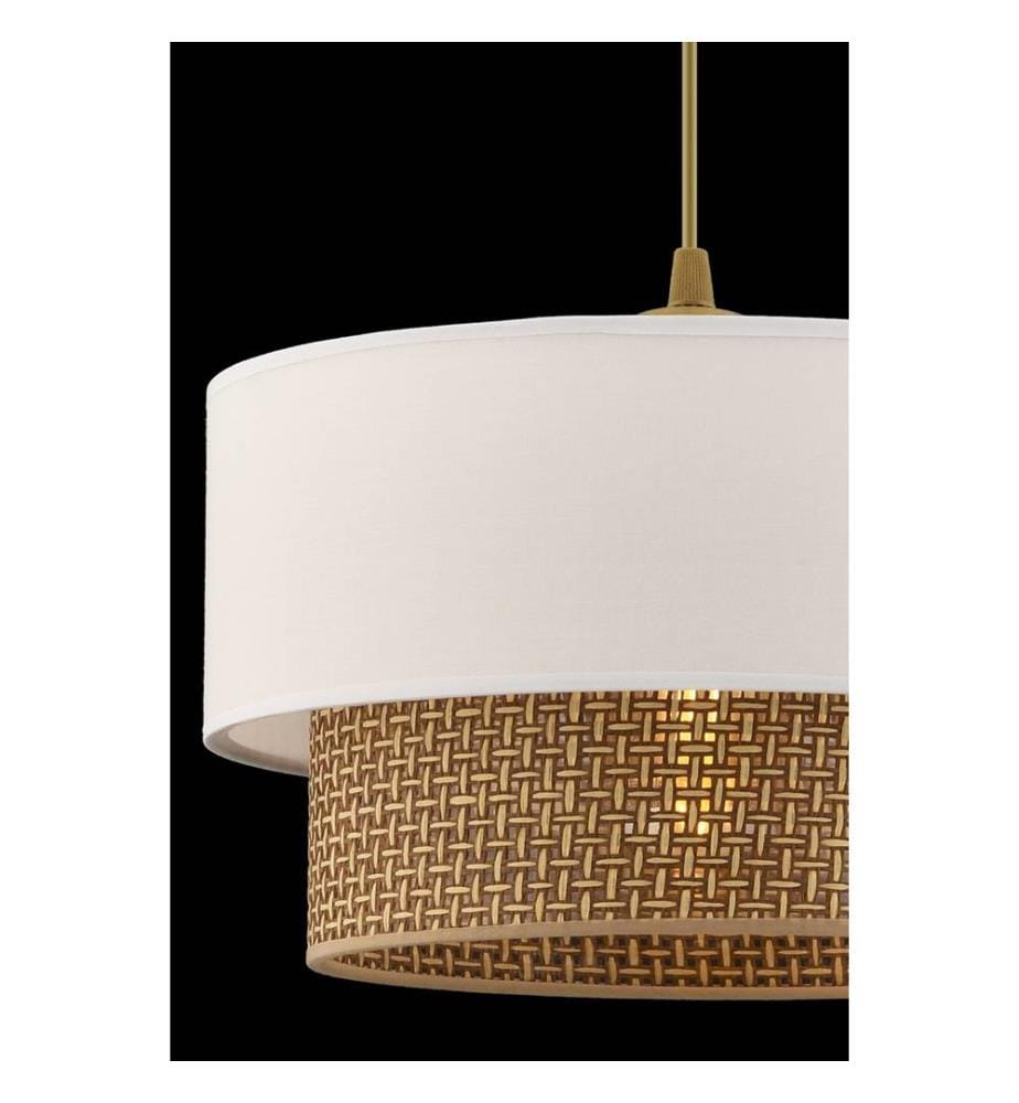 Lustre - Beige et blanc