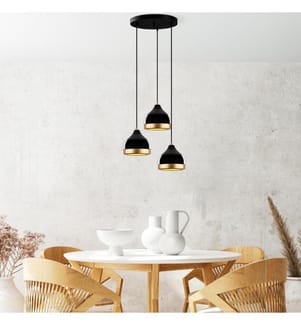Lustre, noir, CORPS EN MÉTAL