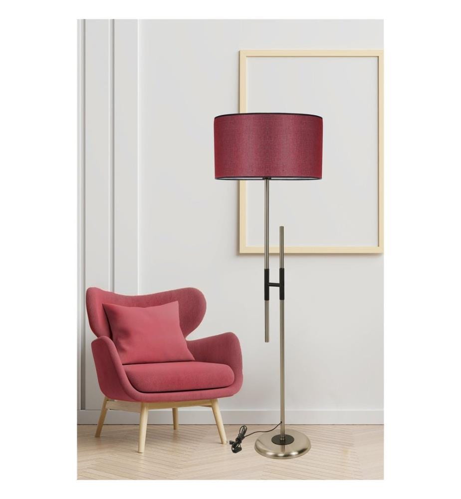 Claret, Rouge, Lampadaire, Corps Métalliques